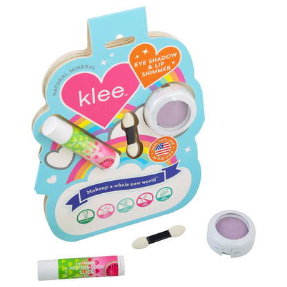 Klee Naturals Eyeshadow+Lip Shimmer Set (Lilac Sparkles) 天然礦物眼影及唇蜜組合 (淺紫色)