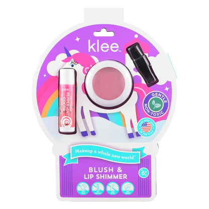 Klee Naturals - Xmas Edition - Natural Mineral Blush &amp; Lip Shimmer Duo 聖誕版 - 天然礦物胭脂及唇蜜組合 (Gleeful Pop)