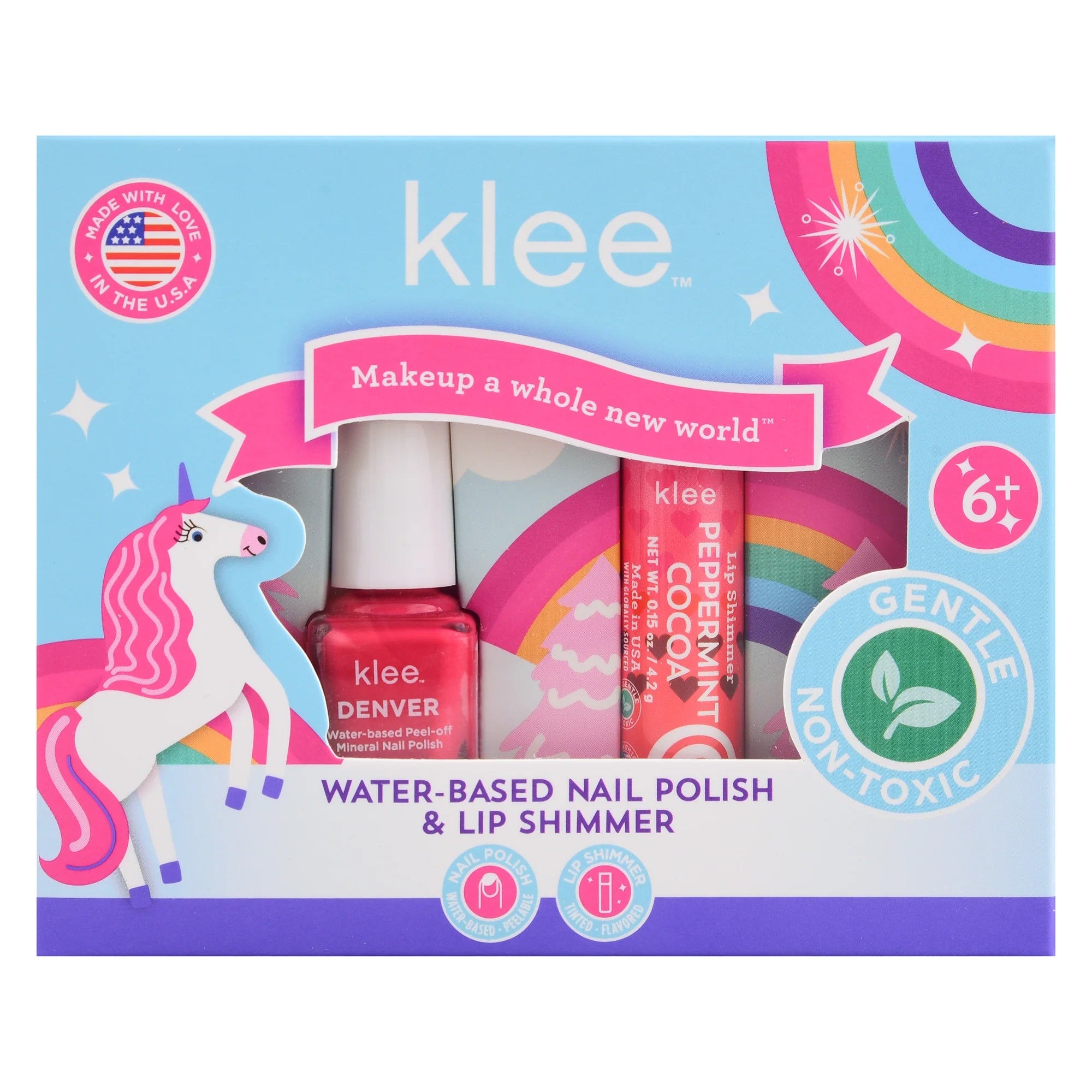 Klee Naturals - Xmas Edition - Natural Lip Shimmer &amp; Nail Polish Duo 聖誕版 - 天然閃色唇蜜 + 指甲油組合 (Elves&