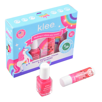 Klee Naturals - Xmas Edition - Natural Lip Shimmer &amp; Nail Polish Duo 聖誕版 - 天然閃色唇蜜 + 指甲油組合 (Elves&