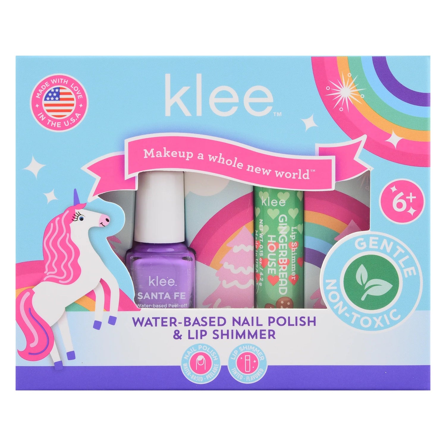 Klee Naturals - Xmas Edition - Natural Lip Shimmer &amp; Nail Polish Duo 聖誕版 - 天然閃色唇蜜 + 指甲油組合 (Angels&