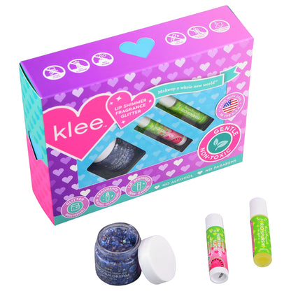 Klee Naturals Makeup Kit 3PC (Inside Out) 香水彩妝3件組合 (夢幻獨角獸)